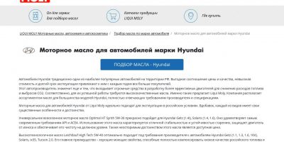 Особенности выбора моторного масла для Hyundai i40